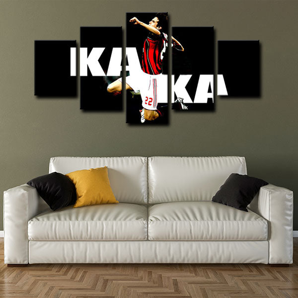 Ac Milan Ricardo Kakà Midfield Canvas Wall Art