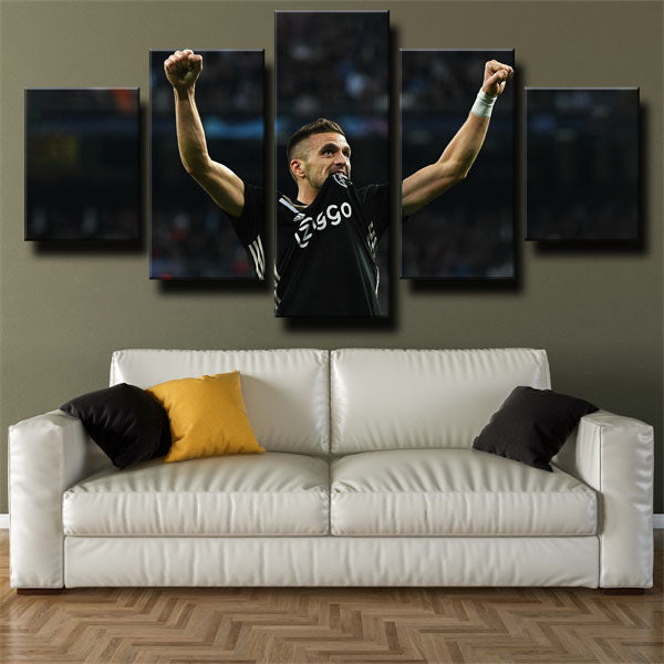 Ajax Amsterdam Midfielders Dusan Tadic Canvas Wall Art