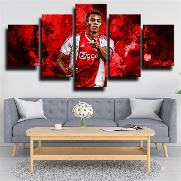 Ajax Amsterdam Winger David Neres Canvas Wall Art