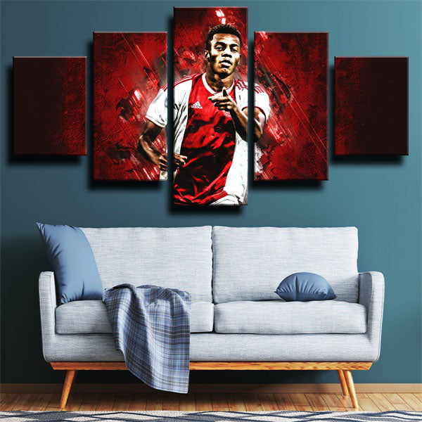 Ajax Amsterdam Winger David Neres Canvas Wall Art