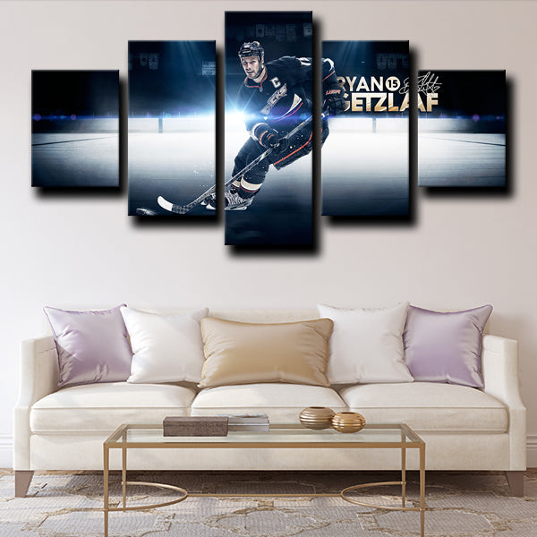 Anaheim Ducks Centre Ryan Getzlaf Canvas Wall Art