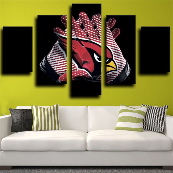 Arizona Cardinals Creative Idea Logo Canvas Wall Art