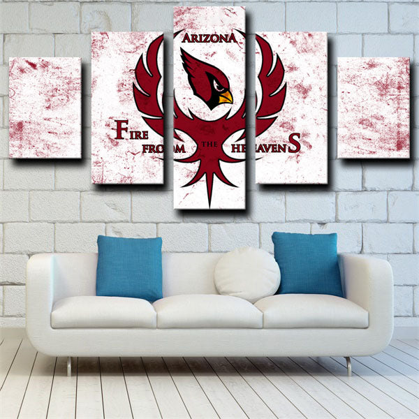Arizona Cardinals Creative Idea Symbol Canvas Wall Art