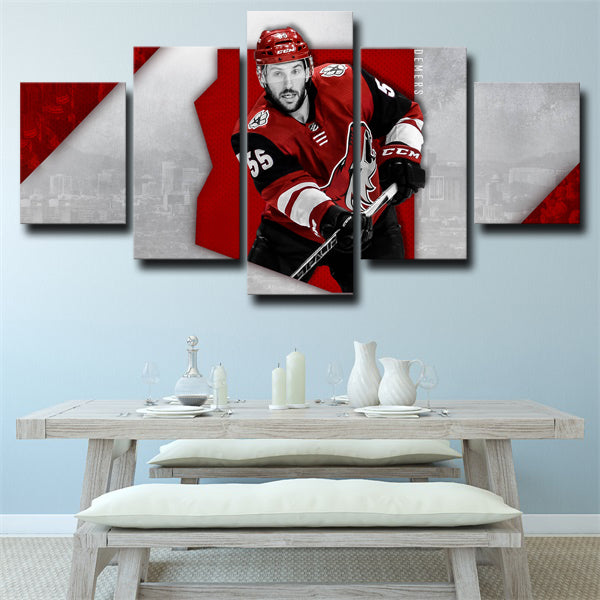 Arizona Coyotes Defence Jason Demers Canvas Wall Art
