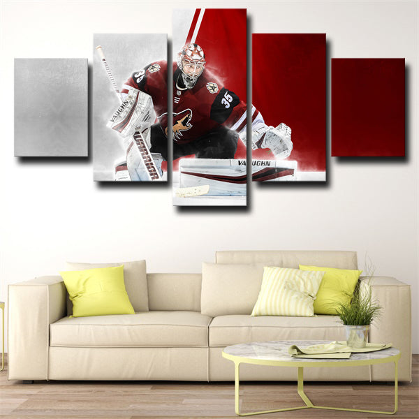 Arizona Coyotes Number 35 Nick Cousins Canvas Wall Art