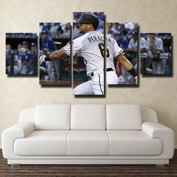 Arizona Diamondbacks Outfielder David Peralta Canvas Wall Art