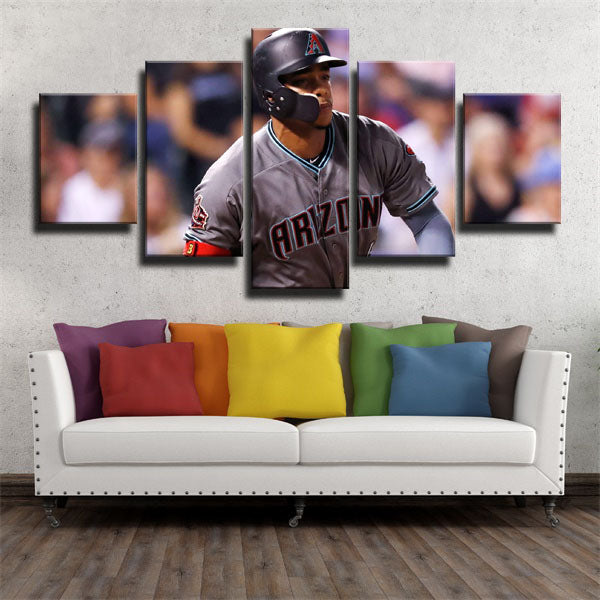 Arizona Diamondbacks Outfielder David Peralta Canvas Wall Art