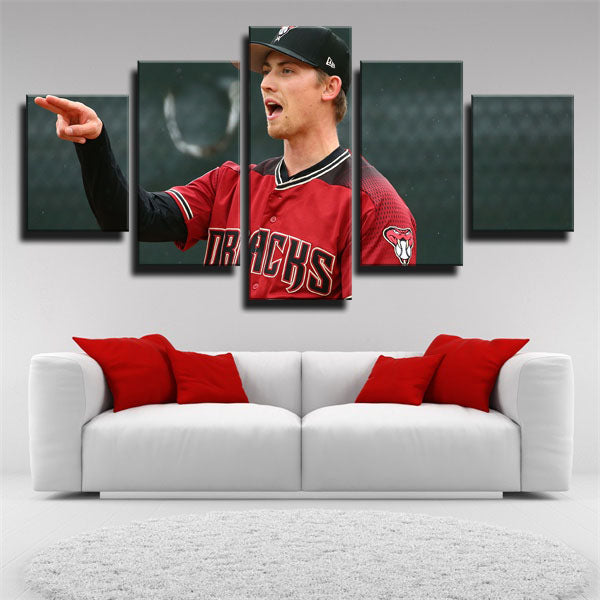 Arizona Diamondbacks Pitcher Luke Weaver Canvas Wall Art