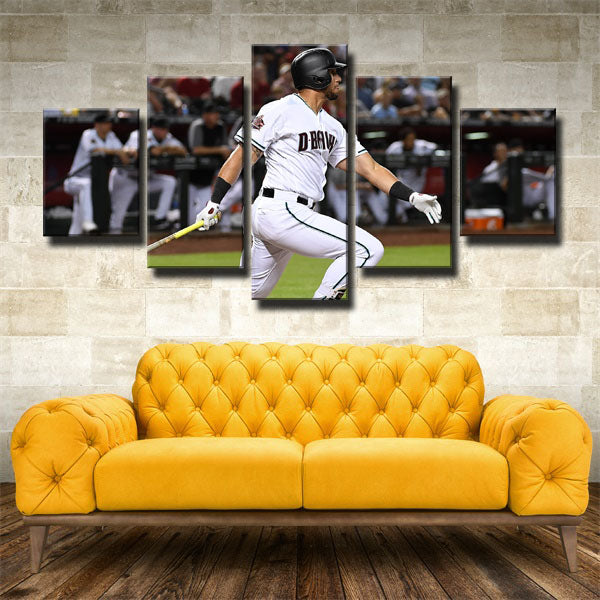 Arizona Diamondbacks Team Outfielder David Peralta Canvas Wall Art