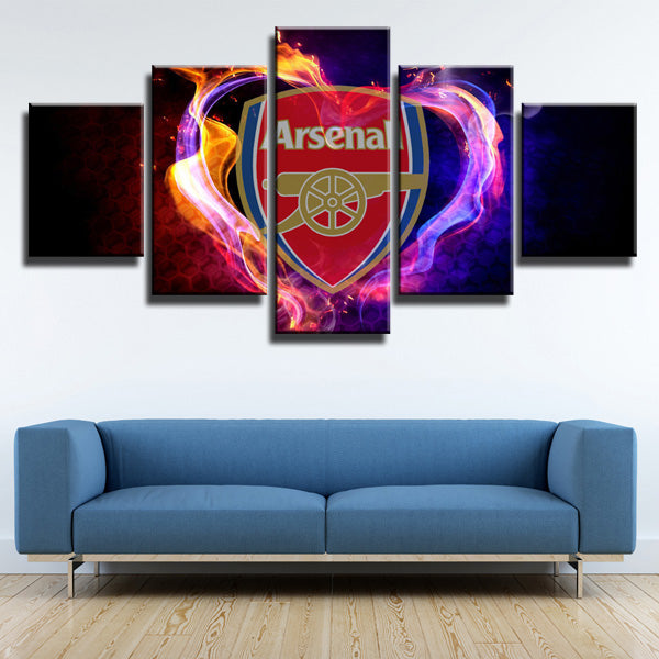 Arsenal Fc Hot Stuff Canvas Wall Art