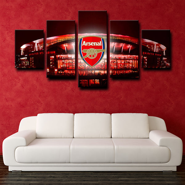 Arsenal Fc Stadium Canvas Wall Art