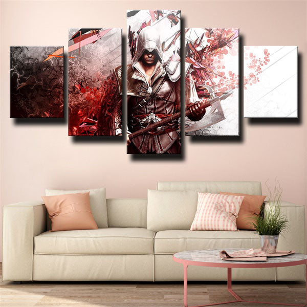Assassin’S Creed Assassination Altaïr Ibn-Laʼahad Canvas Wall Art