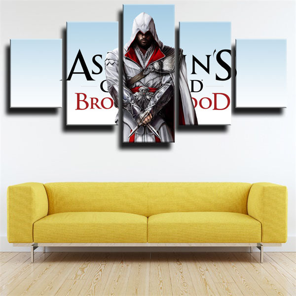 Assassin’S Creed Brotherhood Ezio Auditore Poster Canvas Wall Art