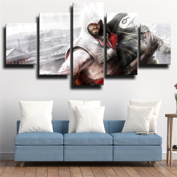 Assassin’S Creed Brotherhood Ezio Auditore Win Canvas Wall Art