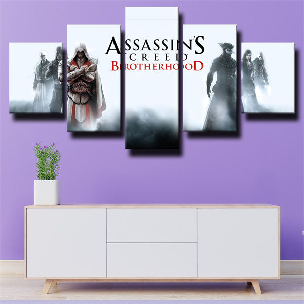 Assassin’S Creed Brotherhood Full Assassin Canvas Wall Art
