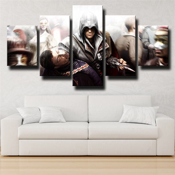 Assassin’S Creed Ii Order Of Assassins Desmond Miles Killer Canvas Wall Art