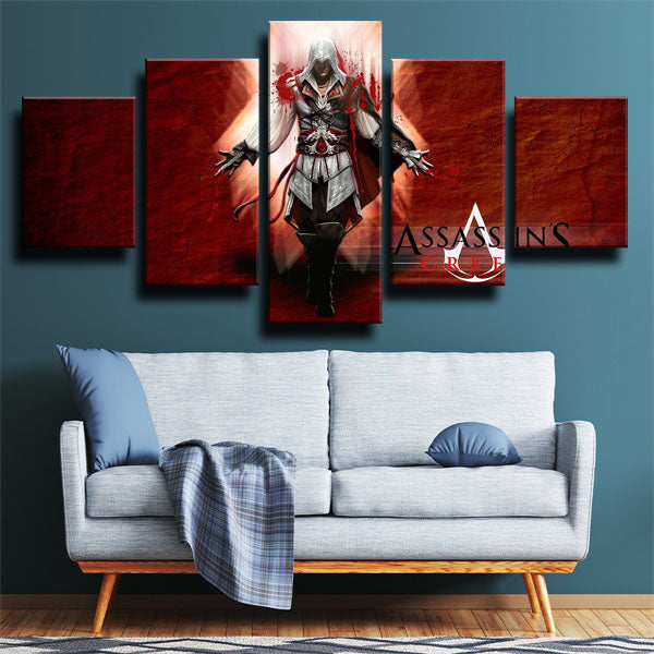 Assassin’S Creed Ii Order Of Assassins Desmond Miles Poster Canvas Wall Art