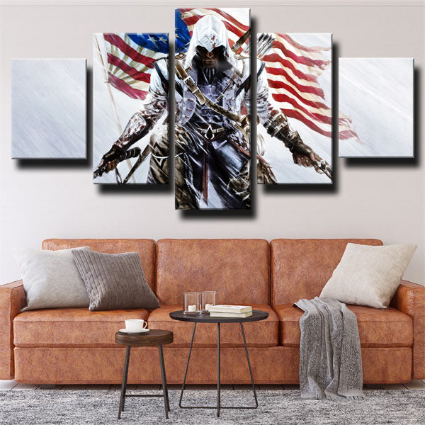 Assassin’S Creed Iii Assassin Connor Kenway Canvas Wall Art