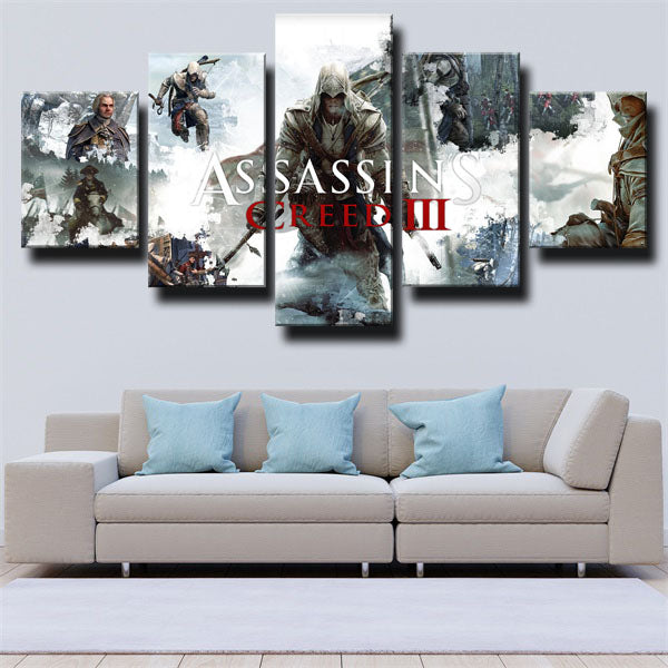 Assassin’S Creed Iii Full Assassins Canvas Wall Art