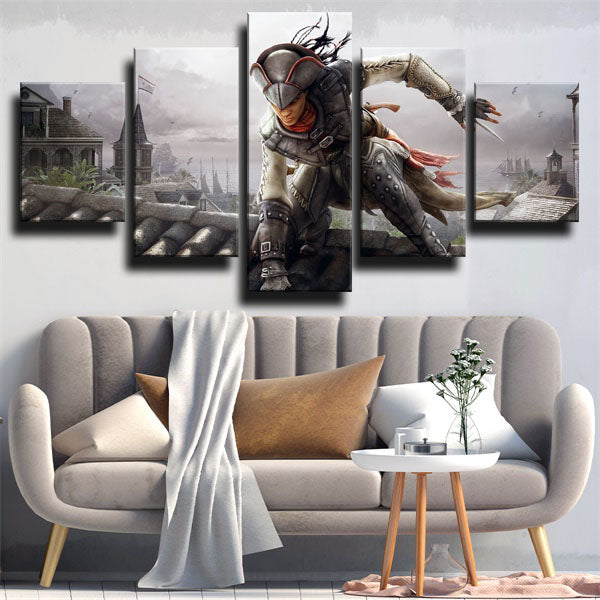 Assassin’S Creed Iv Black Flag Assassin Aveline De Grandpré Canvas Wall Art