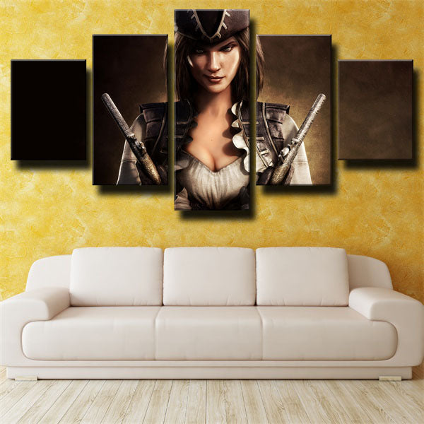 Assassin’S Creed Iv Black Flag Assassin Lucia Márquez Canvas Wall Art