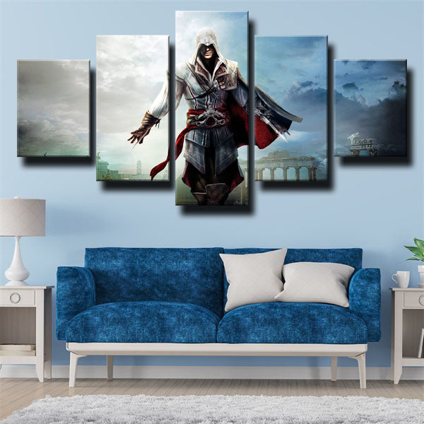 Assassin’S Creed Order Of Assassins Desmond Miles Under The Sky Canvas Wall Art