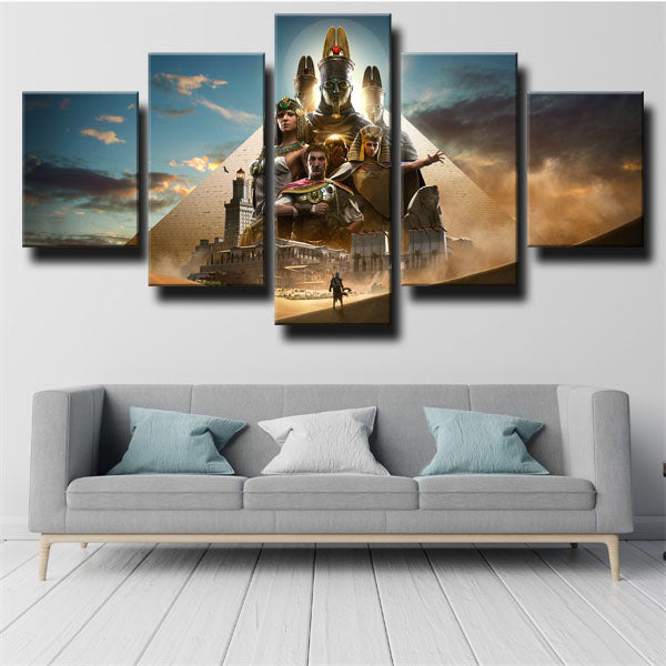 Assassin’S Creed Origins Assassin Bayek Characters Canvas Wall Art