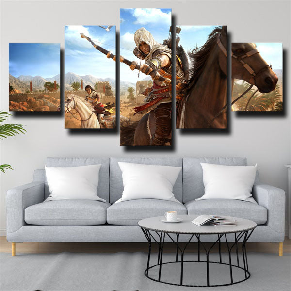 Assassin’S Creed Origins Assassin Bayek Of Siwa Canvas Wall Art
