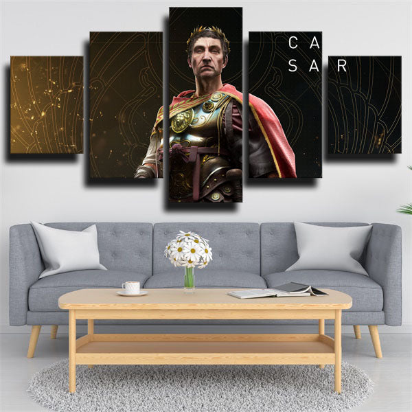 Assassin’S Creed Origins Julius Caesar Canvas Wall Art