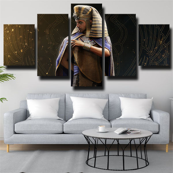 Assassin’S Creed Origins Ptolemy Xiii Portrait Canvas Wall Art