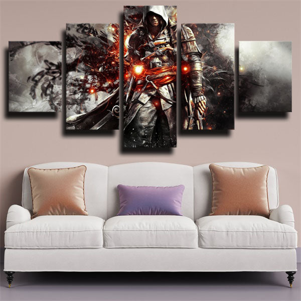 Assassin’S Creed Rogue Shay Cormac Warrior Canvas Wall Art