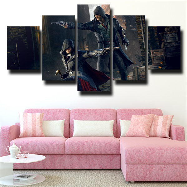 Assassin’S Creed Syndicate Couple Assassins Canvas Wall Art