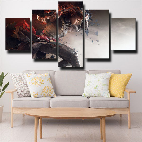 Assassin’S Creed Unity Assassin Elise De La Serre Canvas Wall Art