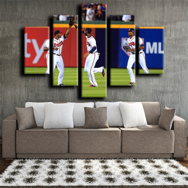 Atlanta Braves Baseball Team Symbol Canvas Wall Art