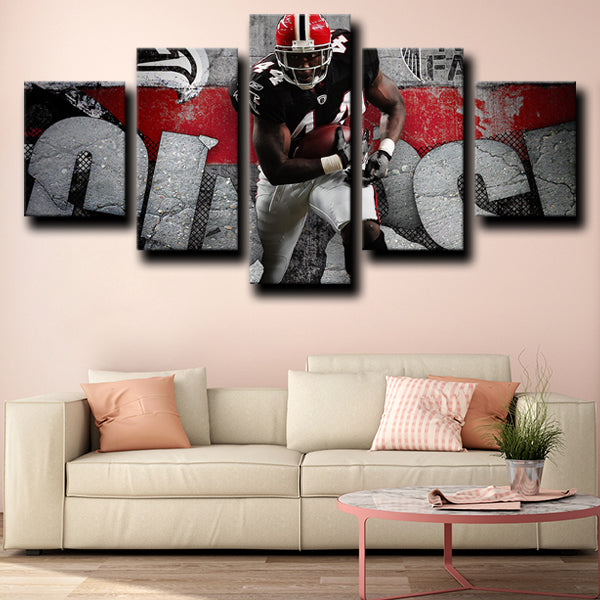 Atlanta Falcons Fullback Matty Ice Jason Snelling Canvas Wall Art