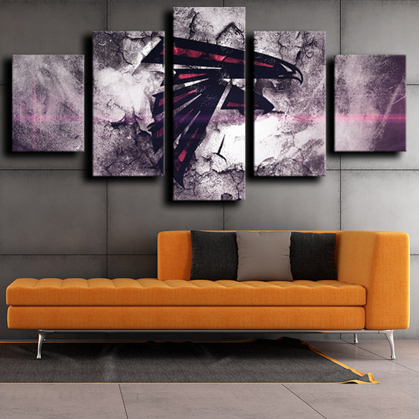 Atlanta Falcons Logo Canvas Wall Art