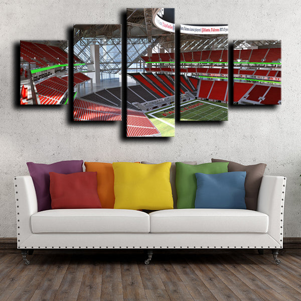 Atlanta Falcons Mercedes-Benz Stadium Canvas Wall Art