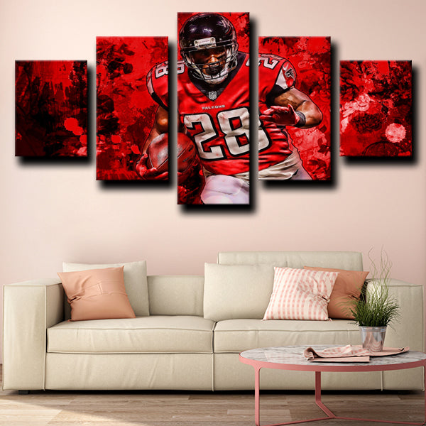 Atlanta Falcons Running Back Boss Ward Terron Ward Canvas Wall Art