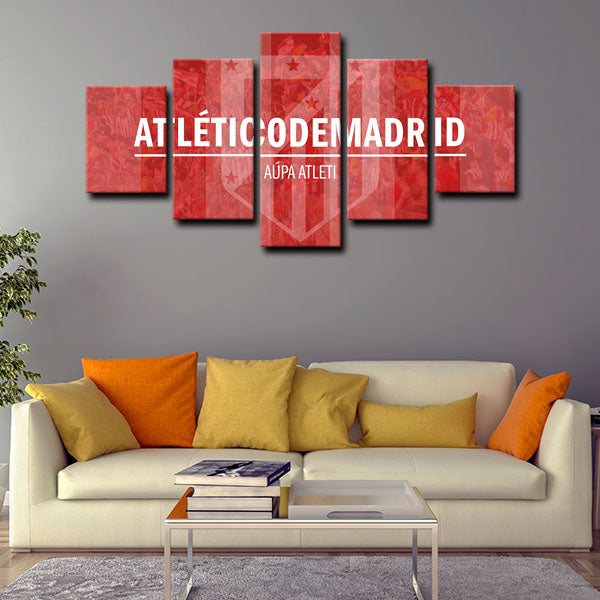Atletico Madrid Bedscreen Legion Canvas Wall Art
