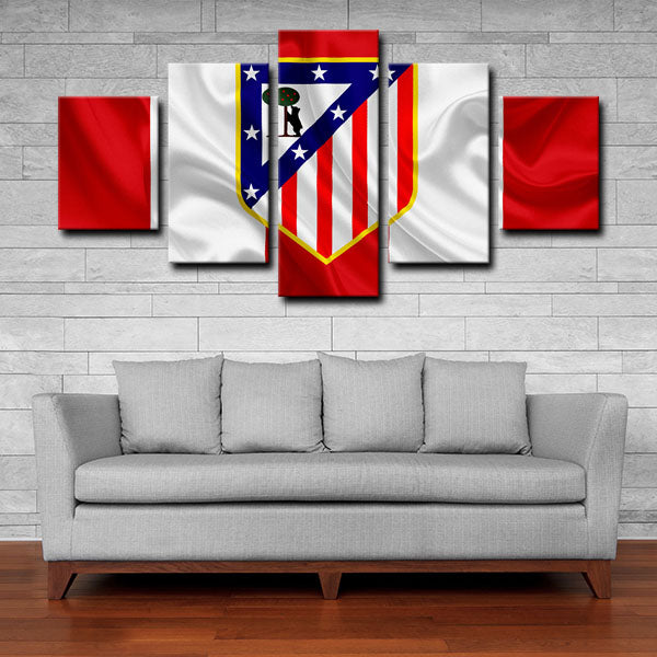 Atletico Madrid Bedscreen Legion Canvas Wall Art