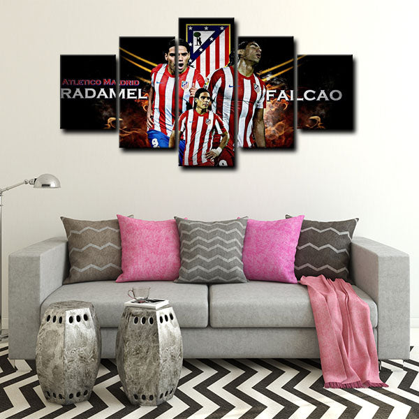 Atletico Madrid Team Canvas Wall Art Atletico Madrid Team Canvas Wall Art
