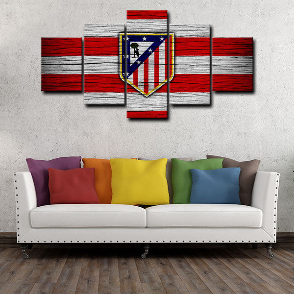 Atletico Madrid The Red And Whites Canvas Wall Art