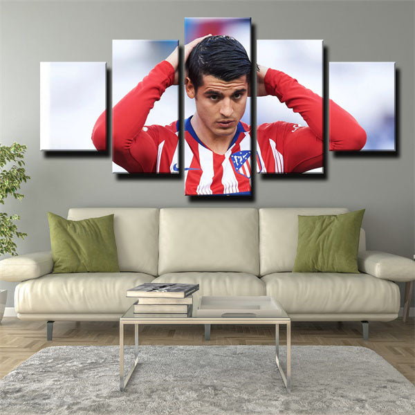 Atlético Madrid Forward Boedo Angelito Ángel Correa Canvas Wall Art
