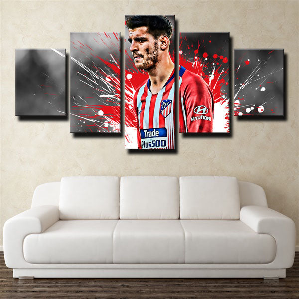 Atlético Madrid Forward Boedo Angelito Ángel Correa Team Canvas Wall Art