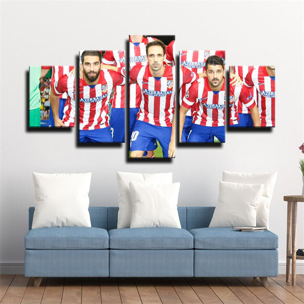 Atlético Madrid Team Badge Friendly Canvas Wall Art