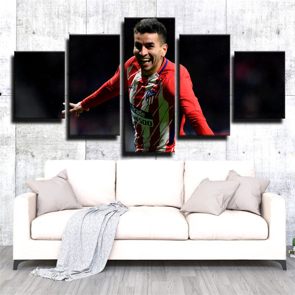 Atlético Madrid Team Ángel Correa Boy Canvas Wall Art