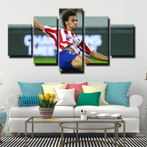 Atlético Madrid Team Forward João Félix Canvas Wall Art