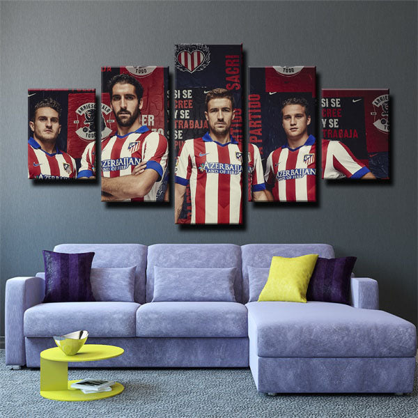 Atlético Madrid Team Friendly Emblem Canvas Wall Art Atlético Madrid Team Friendly Emblem Canvas Wall Art