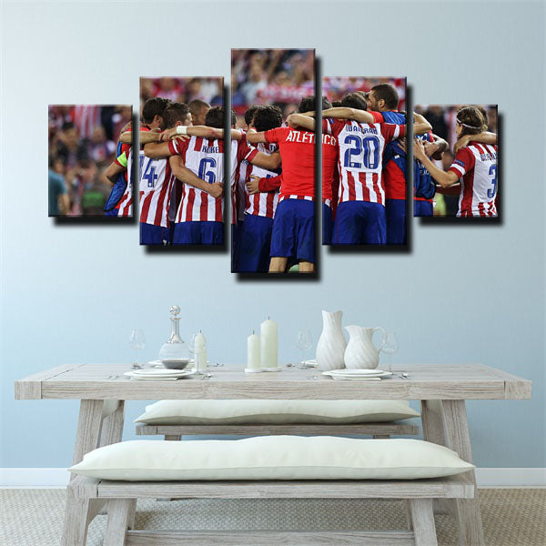 Atlético Madrid Team Friendly Symbol Canvas Wall Art