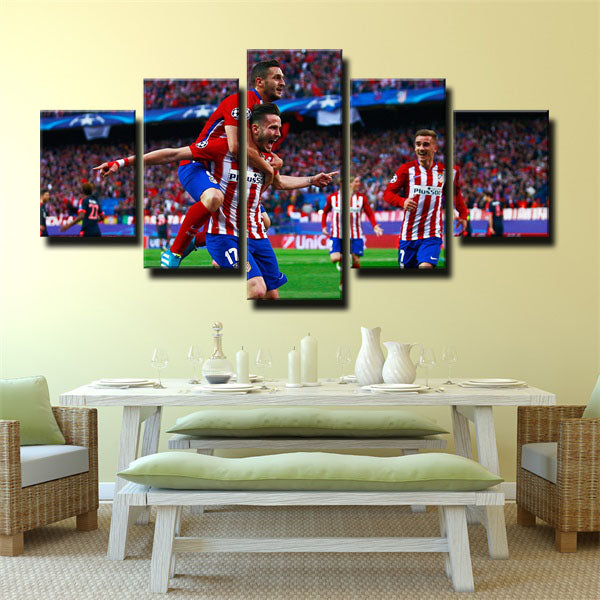 Atlético Madrid Team Members Canvas Wall Art Atlético Madrid Team Members Canvas Wall Art